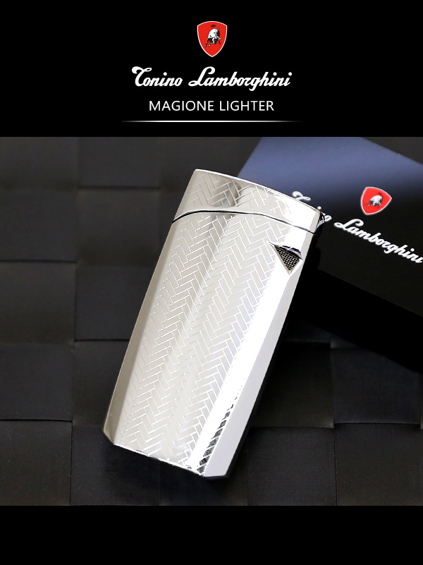 藍寶堅尼Tonino Lamborghini MAGIONE LIGHTER打火機(銀)