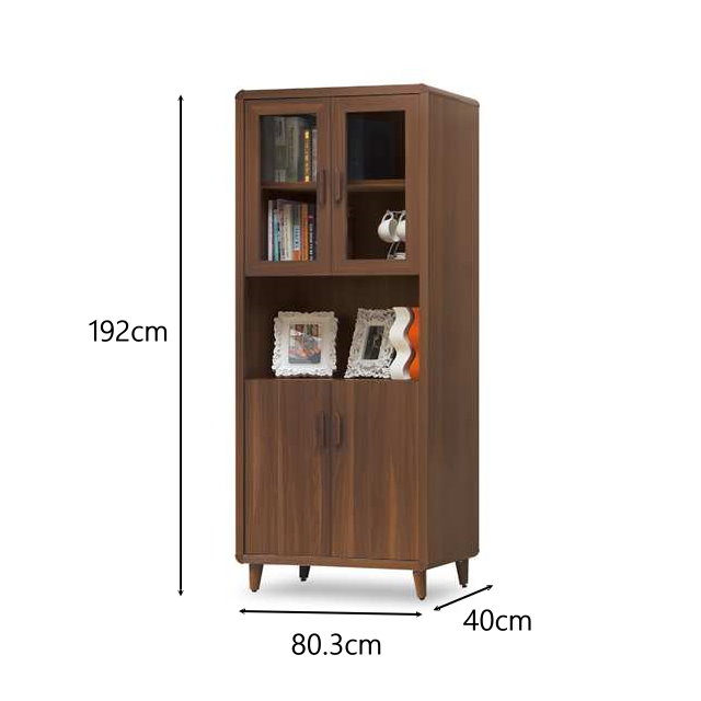 MUNA米迪亞2.7尺書櫃(書櫥)單只  80.3X40X192cm
