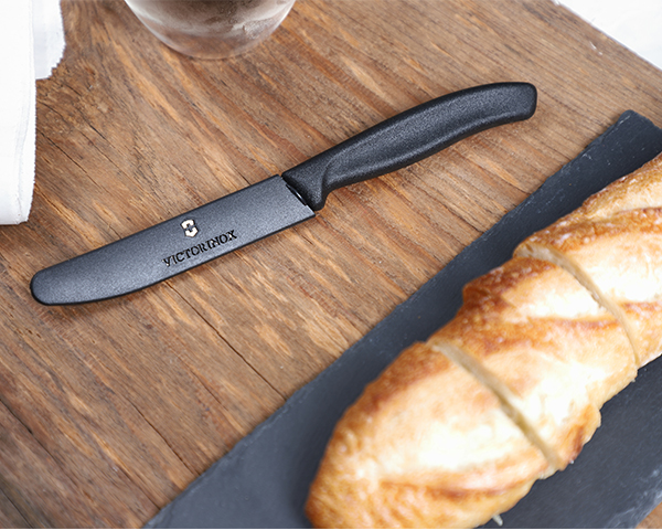 VICTORINOX 11cm經典番茄刀+經典削皮器-紅