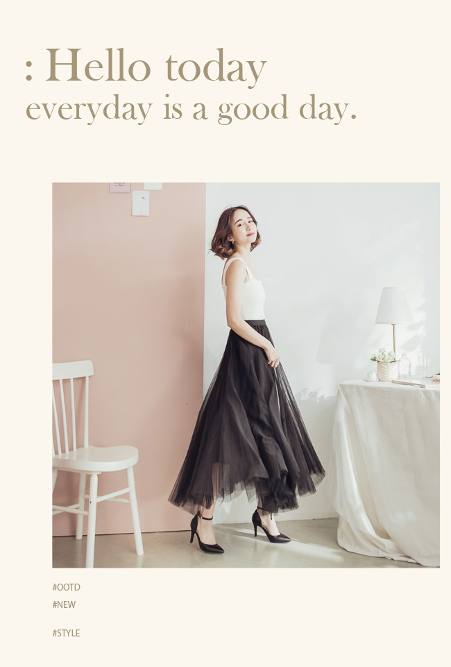 Ann’S時髦基礎-素面側空繫帶顯瘦尖頭高跟鞋-黑