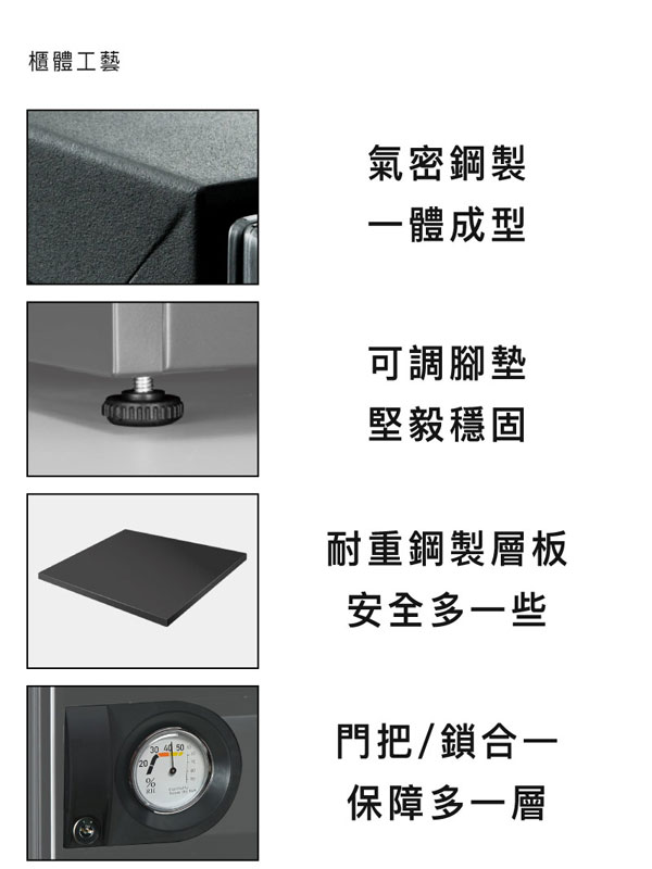 收藏家暢銷經典型81公升電子防潮箱 AW-80P