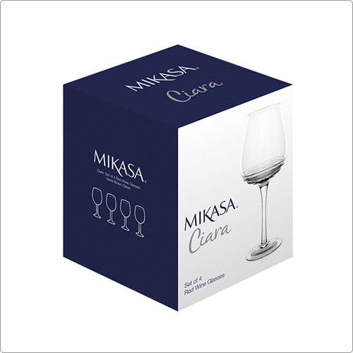 CreativeTops Mikasa漣漪紅酒杯4入(540ml)