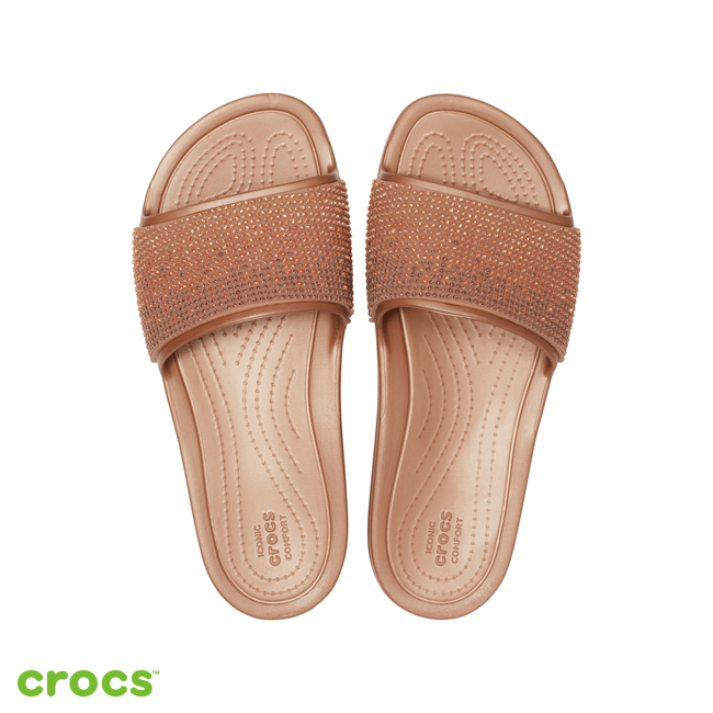 Crocs 卡駱馳 (女鞋) 思瓏閃亮涼拖-205605-7H3