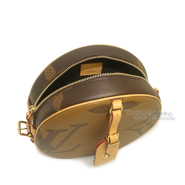 LV M44604 Boite Chapeau Souple 大logo圓型肩背包