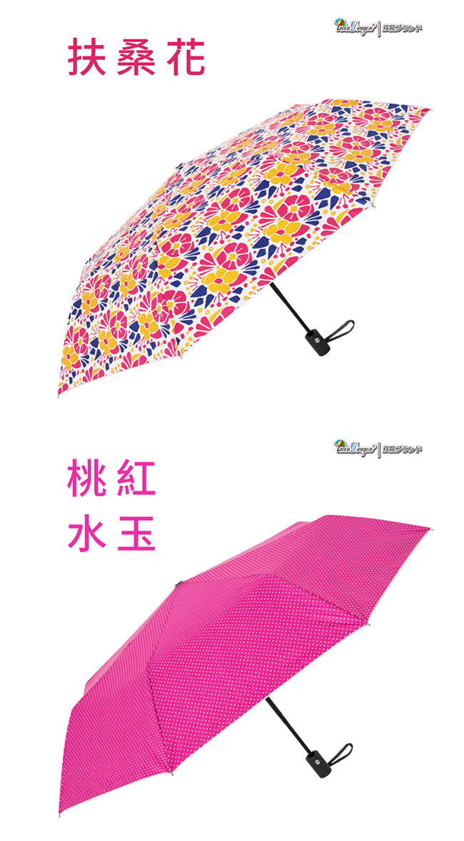 【雙龍牌】英倫風經典自動開收傘/抗UV晴雨傘防風傘B0018