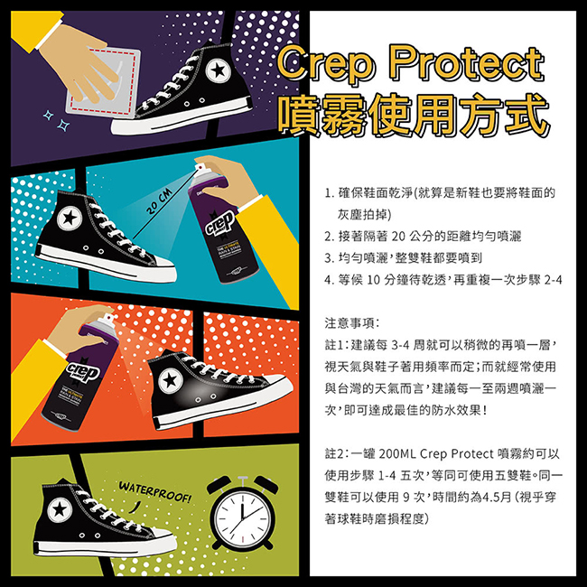 [團購_4入組]Crep Protect-奈米科技抗污防水噴霧(史上最強防水噴霧)