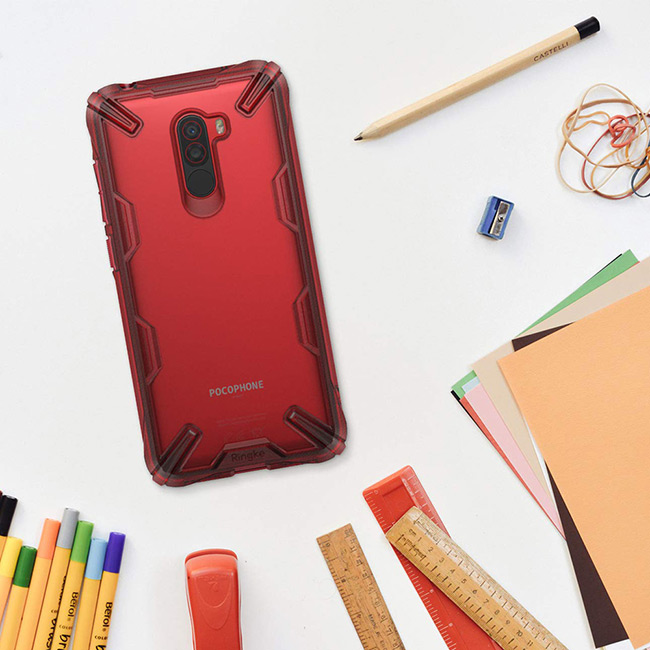 【Ringke Fusion X】小米 Pocophone F1 透明背蓋防撞手機殼