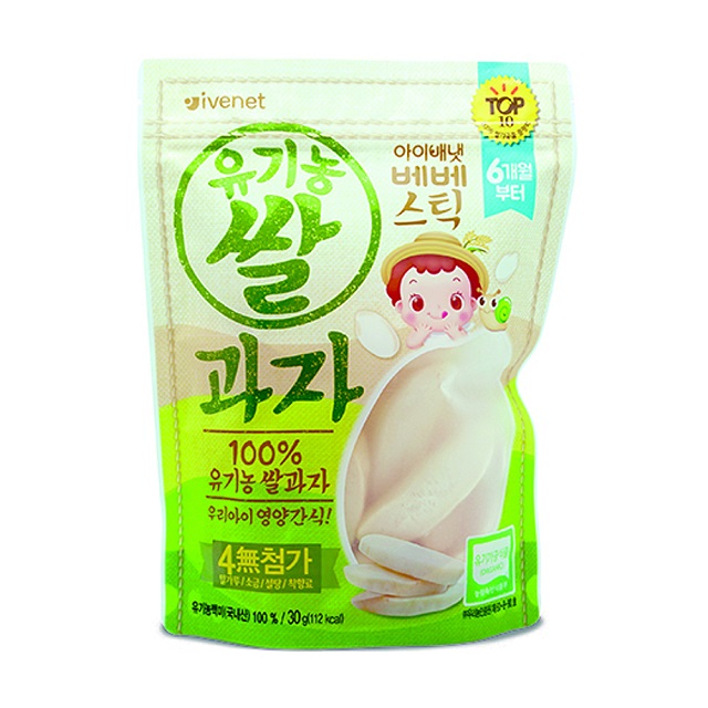 (即期品) 韓國 ivenet 艾唯倪大米餅(原味)30g