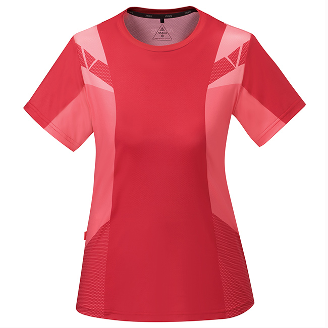 【ATUNAS 歐都納】女款ATUNAS-TEX防曬吸排短袖T恤A1-T1913W紅
