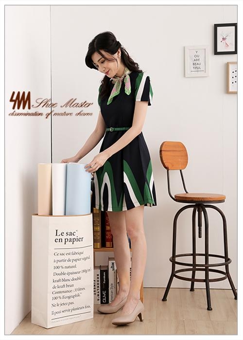 SM-OL素面低跟上班族羊皮淑女鞋