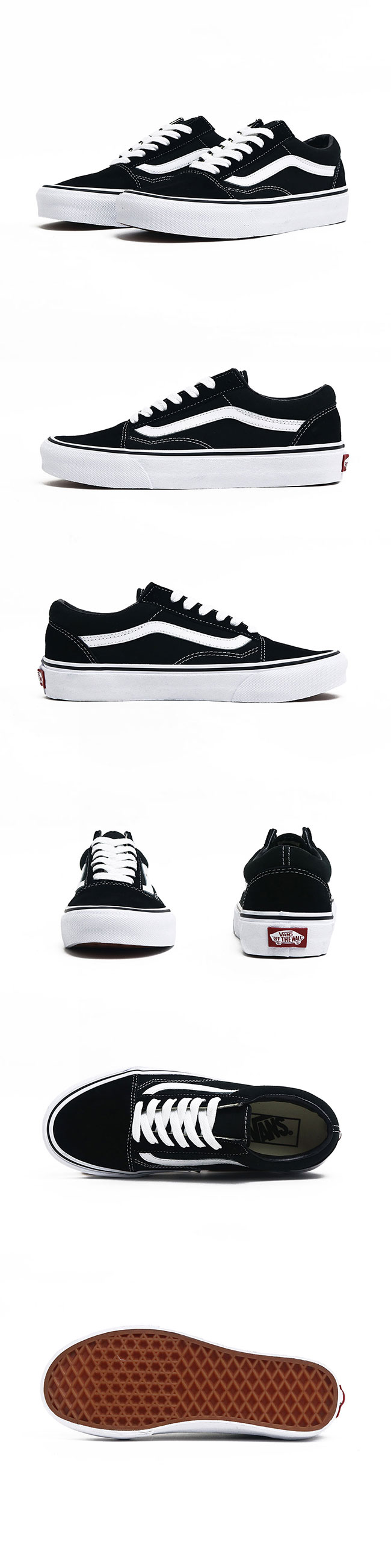 VANS Old Skool Black/White 經典復刻帆布鞋 男女鞋