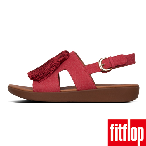 FitFlop H-BAR後帶涼鞋激情紅