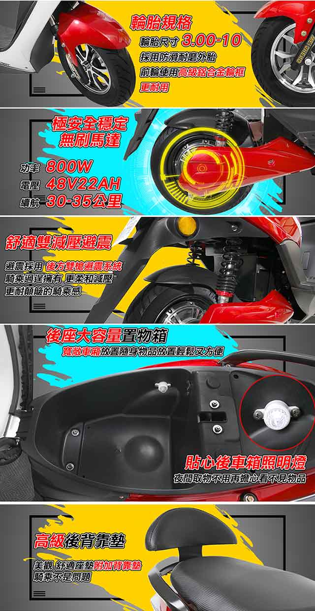 【e路通】EA-R85 變型金剛 48V鉛酸 800W LED大燈 液晶儀表 電動車