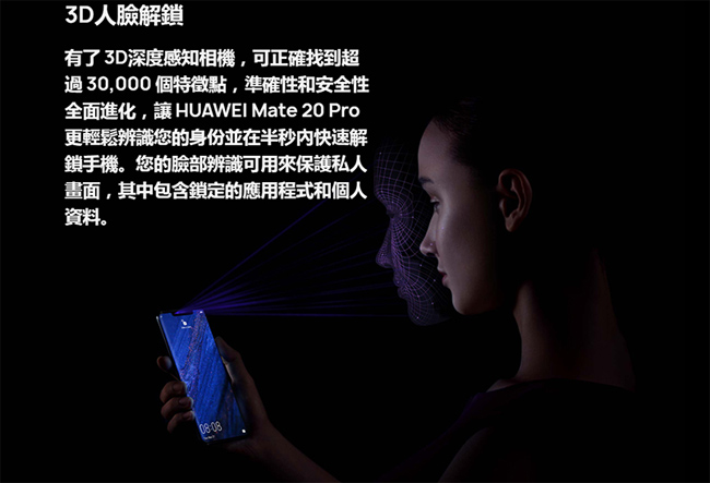 HUAWEI Mate 20 Pro (6G/128G) 6.39吋 智慧型手機