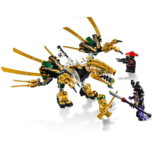 【LEGO樂高】NINJAGO忍者系列 70666 黃金龍