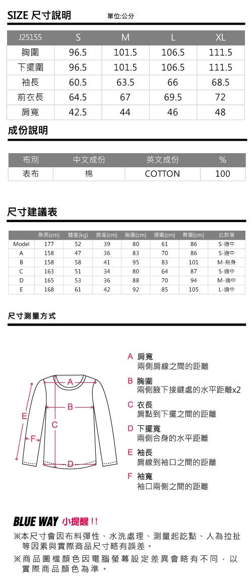 地藏小王 BLUE WAY地藏牛仔文字長TEE(紅)