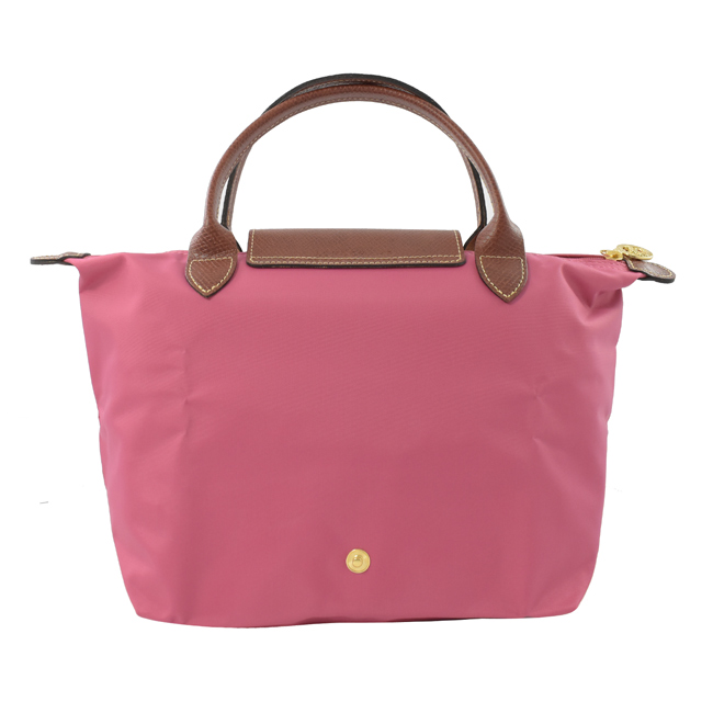 LONGCHAMP Le Pliage Nylon尼龍短把手提包(牡丹粉/S)