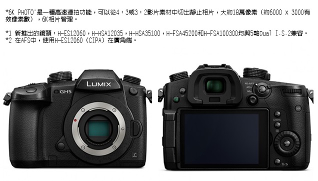 Panasonic LUMIX GH5 單機身 (公司貨)