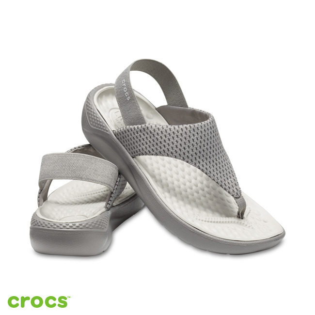 Crocs 卡駱馳 (女鞋) LiteRide人字拖 205477-08D