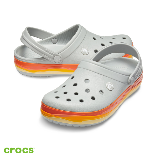 Crocs 卡駱馳 (中性鞋)波浪紋卡駱班 205573-0ES