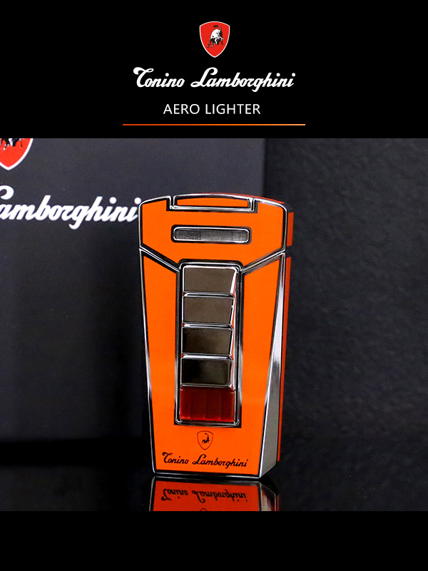 藍寶堅尼Tonino Lamborghini AERO LIGHTER 打火機(橘)