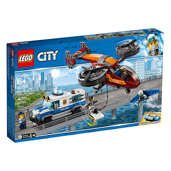 【LEGO樂高】城市系列 60209 航警鑽石搶劫戰