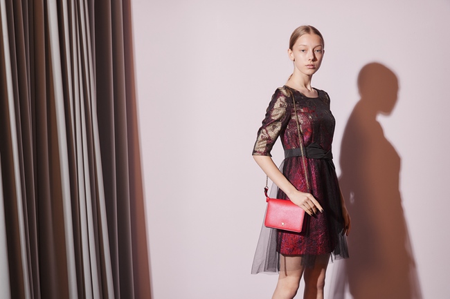 Haute Couture 高定系 精緻3D提花透視紡紗造型禮服洋裝-紅
