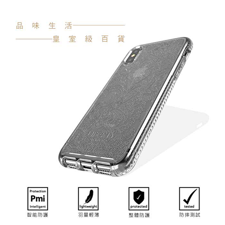 Tech 21英國抗衝PURE Design防撞硬式保護殼-iPhone X/Xs