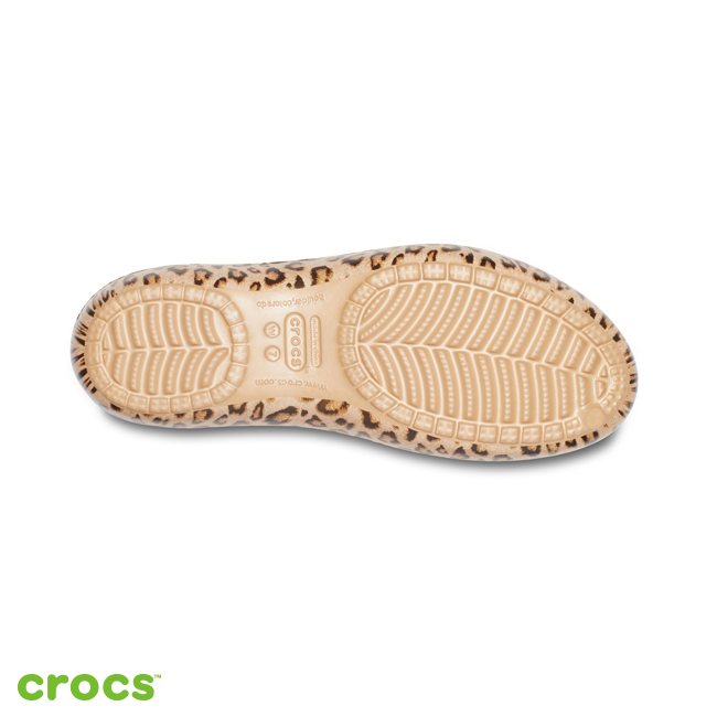 Crocs 卡駱馳 (女鞋) 卡笛印花平底鞋 205862-98R