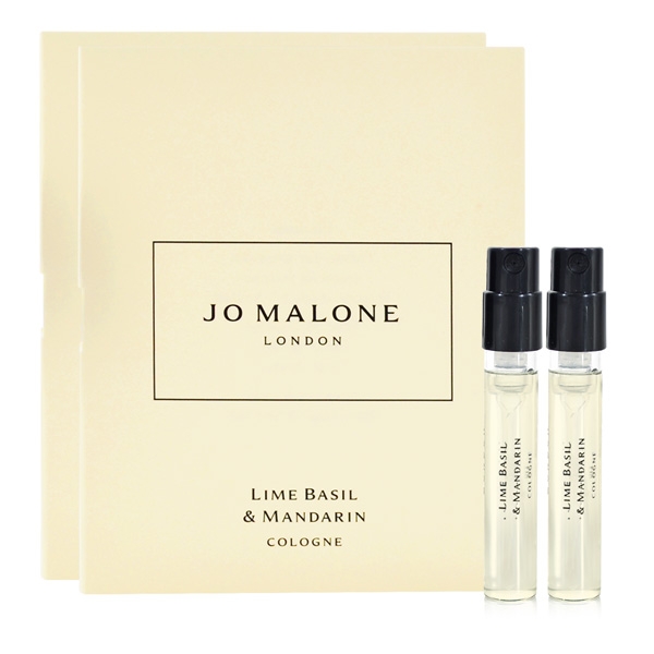 Jo Malone 青檸羅勒與柑橘針管小香1.5ml (紙卡版) 超值2入香水Lime