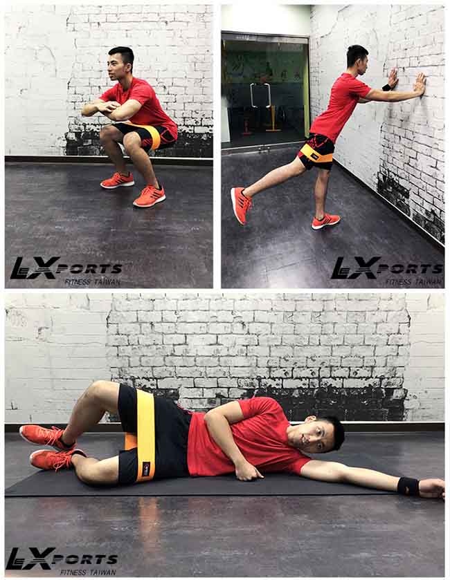 LEXPORTS 重量訓練健身翹臀圈-2入-(阻力圈/阻力環/拉力帶/深蹲圈)