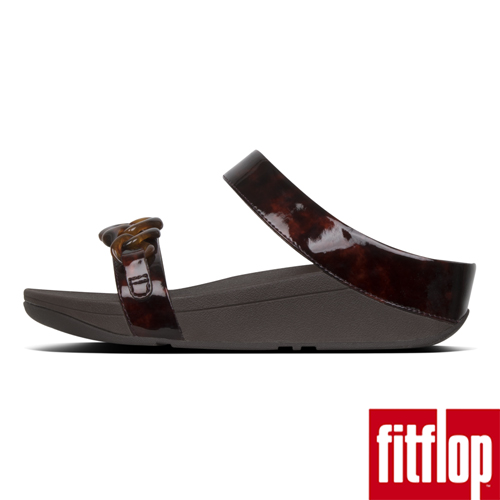 FitFlop FINO 雙帶涼鞋玳瑁紋