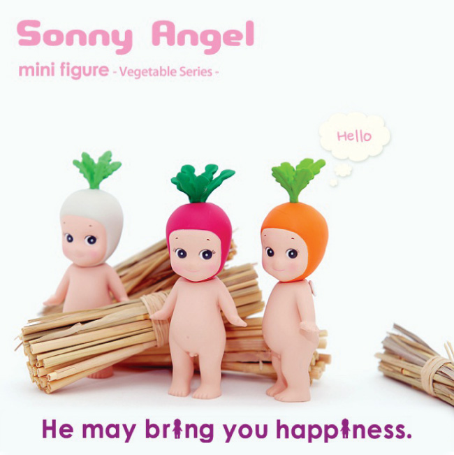 日本超人氣 Sonny Angel 經典蔬菜系列盒玩公仔(單抽)