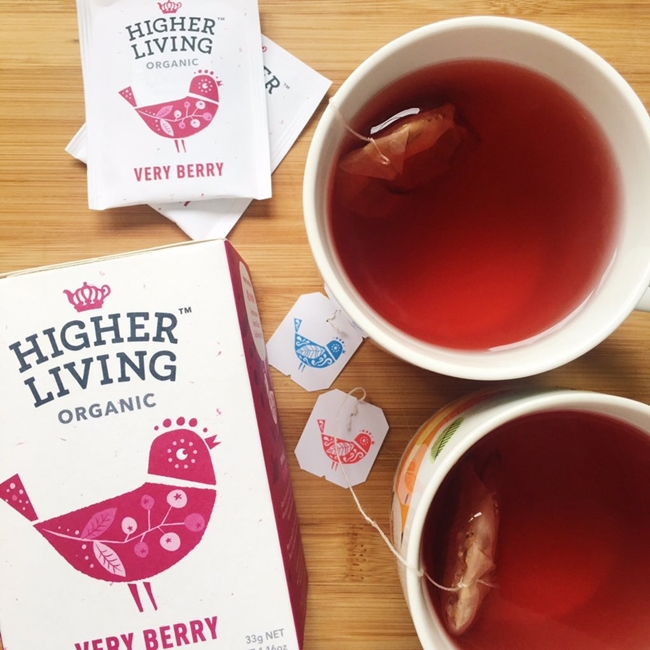 英國HIGHER LIVING 莓果嘉年華有機花果茶包(15入)