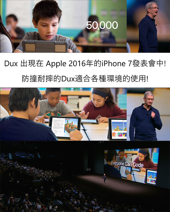 澳洲STM Dux Plus iPad Pro 10.5吋 專用軍規防摔殼 - 黑