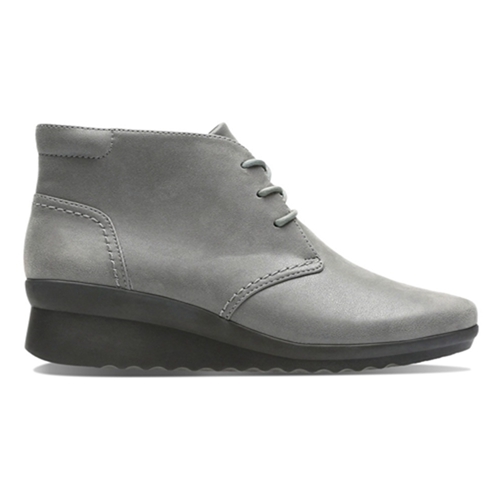 Clarks Caddell Hop 女 休閒靴 灰