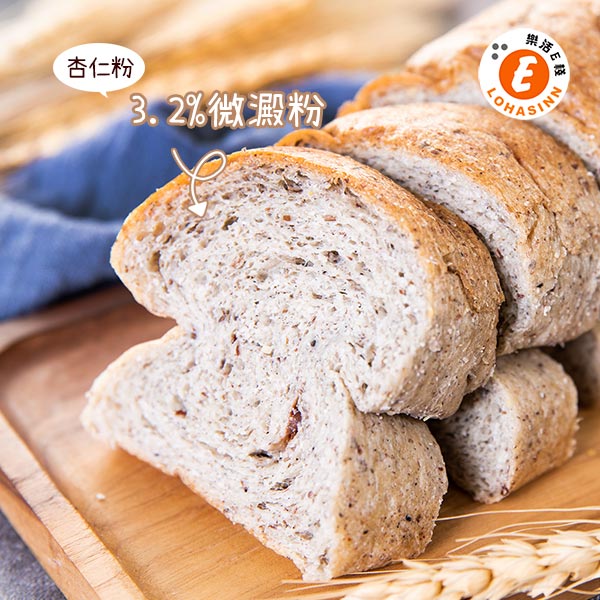 樂活e棧-微澱粉麵包系列-迷你手工高纖吐司(250g/條)