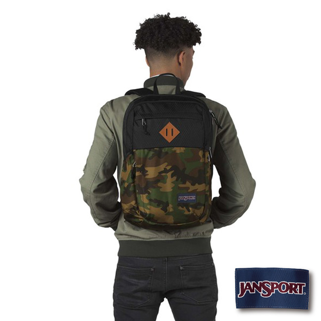 JANSPORT FREMONT 後背包-迷彩/黑