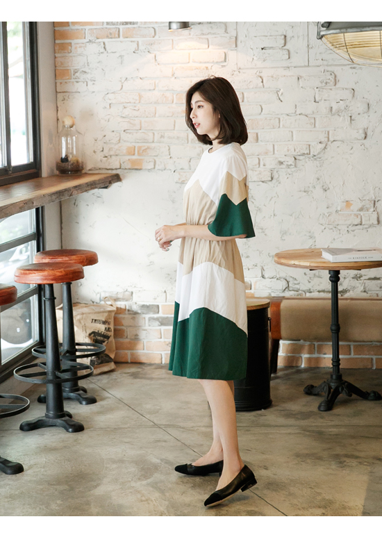 D AF 法式典雅．小香風微方頭復古低跟鞋＊黑