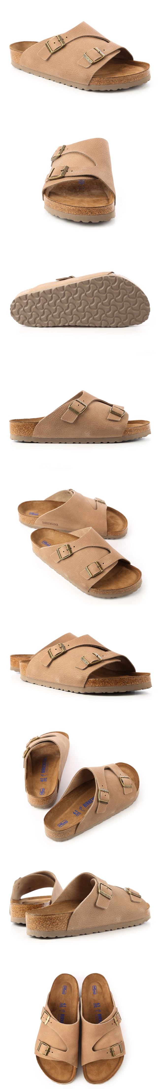 勃肯BIRKENSTOCK 1008909。ZURICH大面拖鞋(淡米褐色)