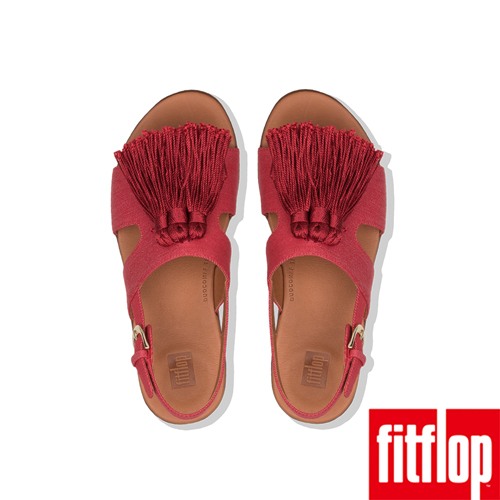 FitFlop H-BAR後帶涼鞋激情紅