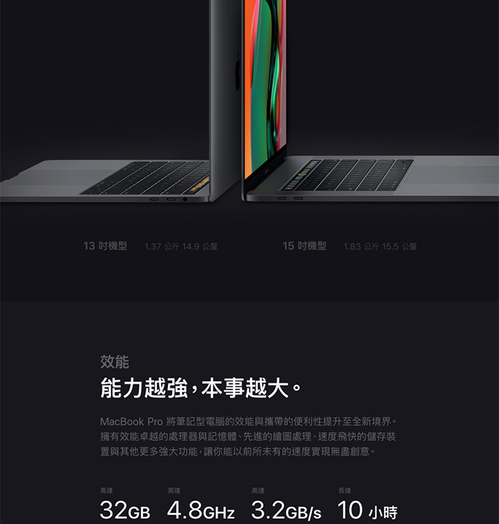 (好禮組)Apple MacBook Pro 15吋/i7 2.2GHz/16G/256G