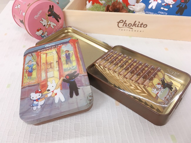 Chokito巧趣多 Kitty x麗莎&卡斯柏巧克力(咖啡廳/麵包店隨機)(50g)