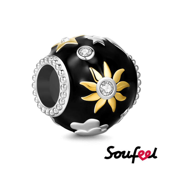 SOUFEEL索菲爾 925純銀珠飾 太陽 串珠