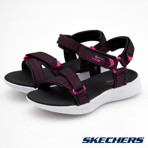 SKECHERS (童) 女童涼鞋 ON THE GO 600-86965LBKHP