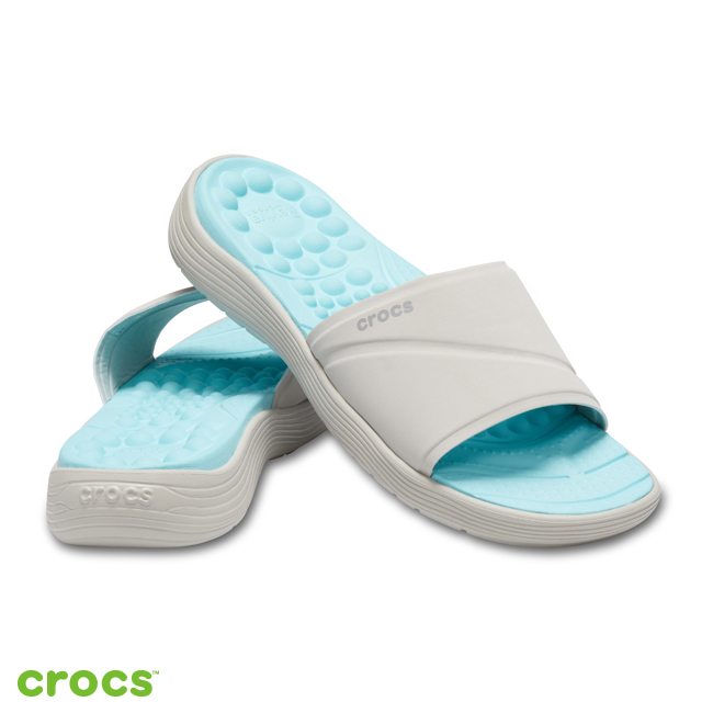 Crocs 卡駱馳 (女鞋) Reviva 女士涼拖鞋 205474-117