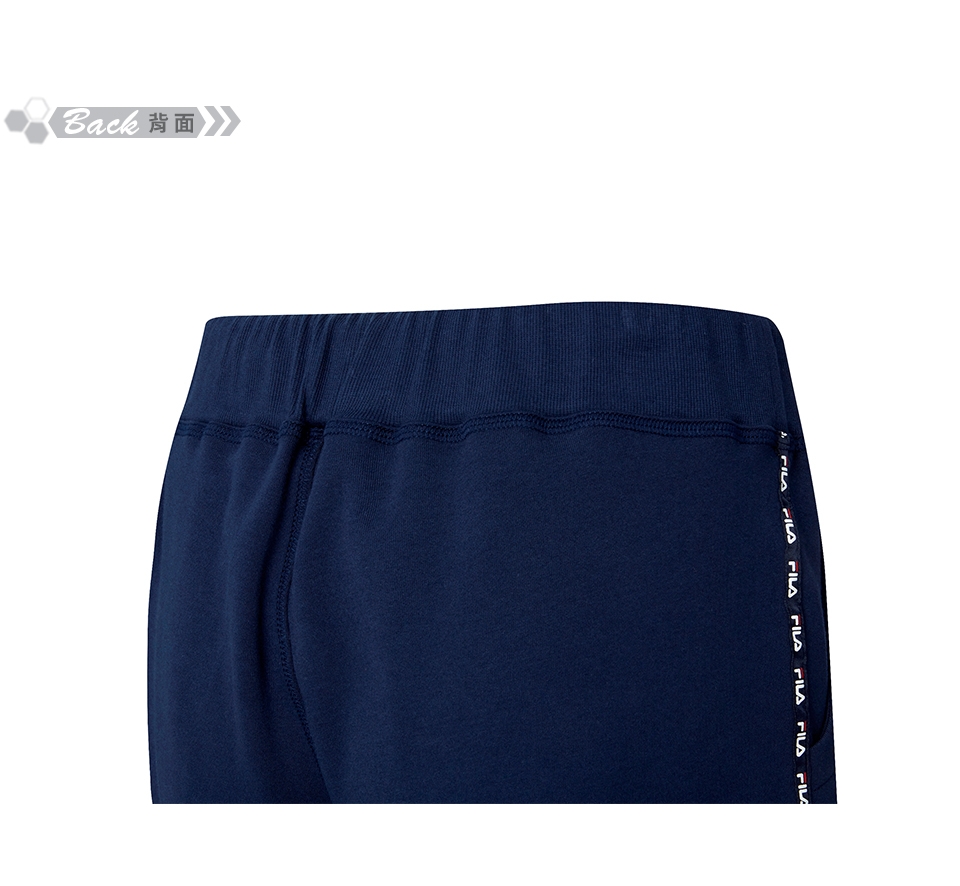FILA #LINEA ITALIA 針織短褲-丈青 1SHT-5404-NV