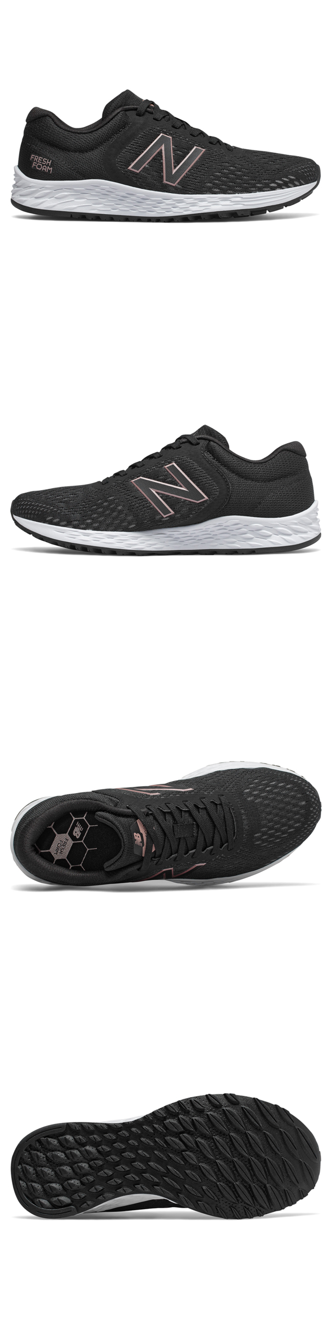 New Balance 緩震跑鞋_WARISLW2_女性_黑色