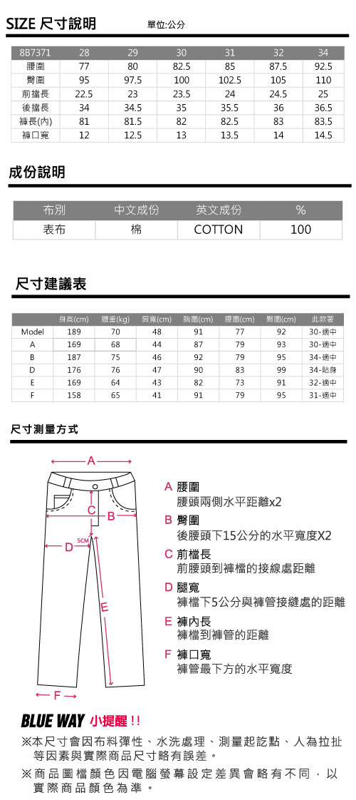 鬼洗 BLUE WAY 經典鬼洗復刻無彈小直筒褲(755)