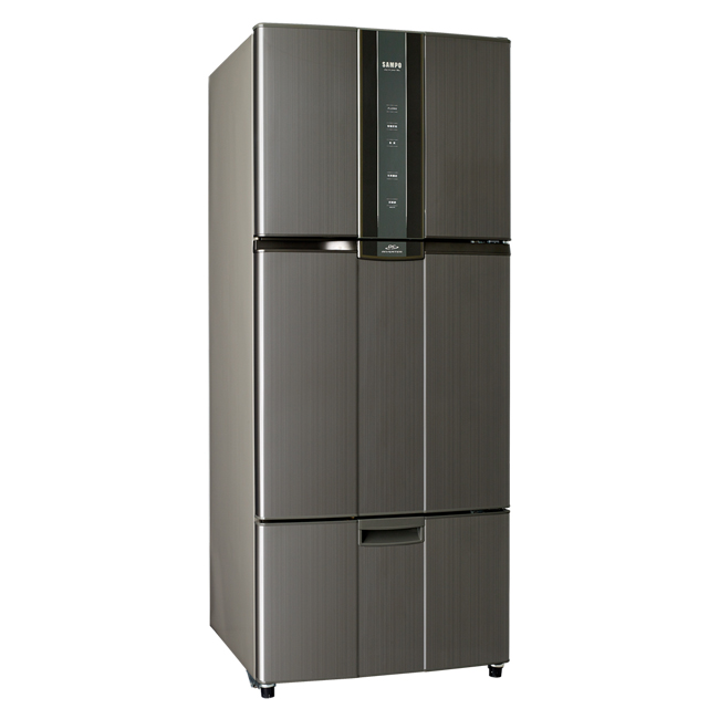 福利品 SAMPO聲寶 530L 2級變頻3門電冰箱 SR-A53DV(K2) 石墨銀